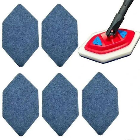Geeignet für Vileda Bathroom Magic Bürstenmopp, Ersatzkopf BATH MAGIC Schwammreiniger - 5 Stück.