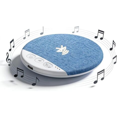 Altoparlante Da Cuscino Bluetooth Con Rumore Bianco | Timer Sonno 30-60-90 Min | Ultrasottile 12mm | Stereo Bassi