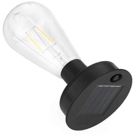 Solar LED Wolfram Filament Lampe 2800K Garten Nacht Licht 7cm/8,5 cm Zaun Lampen Für Outdoor lampe Lampe Dekorative