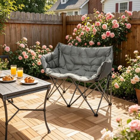 AS EASY Fauteuil d'appoint, chaise de camping, chaise pliante, chaise de plage, chaise de jardin (1/5)