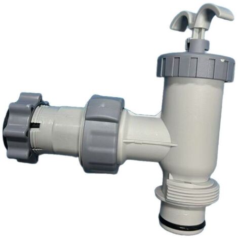 Ensemble de Valve à Piston de Remplaement Intex – 10747 avec Adaptateur 10722 – pour Filtre de Piscine (1/4)
