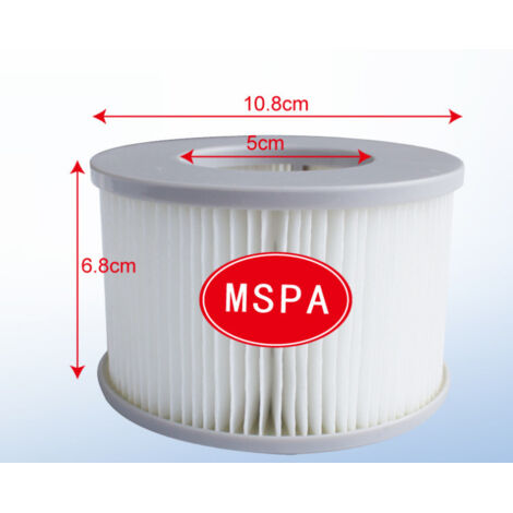Filtre pour Spa et Piscine Gonflable – Compatible MSPA FD2089 – Cartouche Filtrante Lavable et Réutilisable – Haute Performance