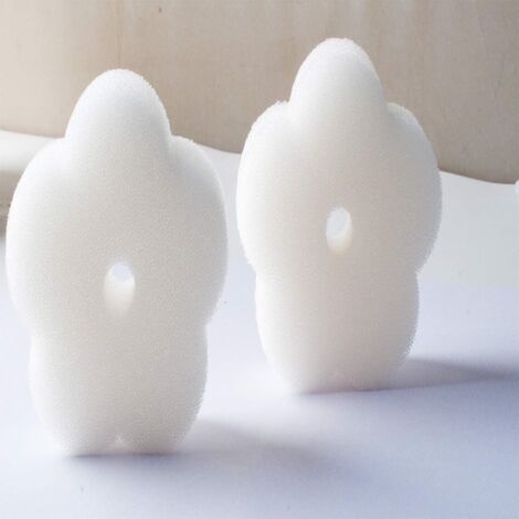 Éponges Absorbantes à Huile pour Piscine – Forme Fleur Creuse – Haute Efficacité – Lot de 2 – Produit Phare de l'Été (1/4)