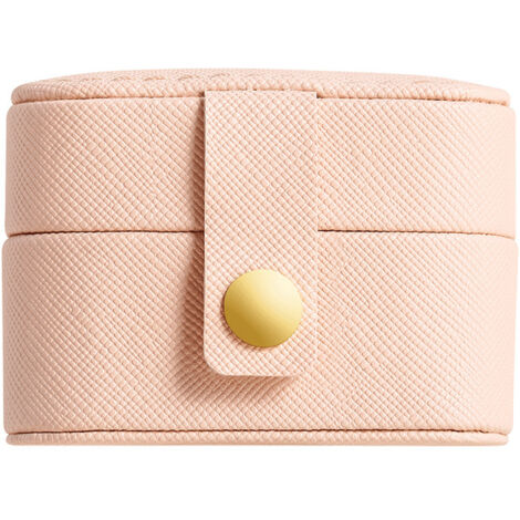 Boîte à Bijoux Miniature e n PU - Rose pour Rangement Voyage (1/3)