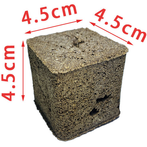 Blocs de Culture sans Sol pour Légumes 4,5 cm – Substrat Hydroponique Tourbeux – Lot de 3 (1/4)