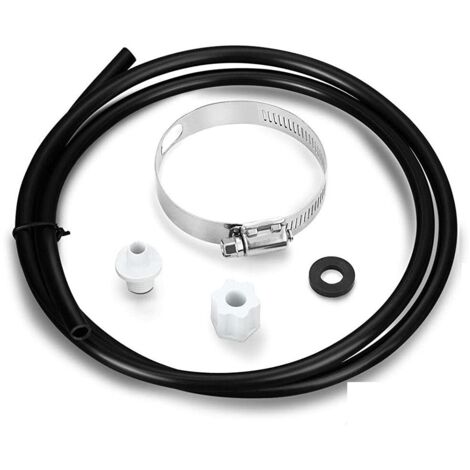 Tuyau d'Alimentation pour Chlorinateur Hayward CLX220 – pour CL200 – avec Écrou, Rondelle, Collier de Selle (1/5)