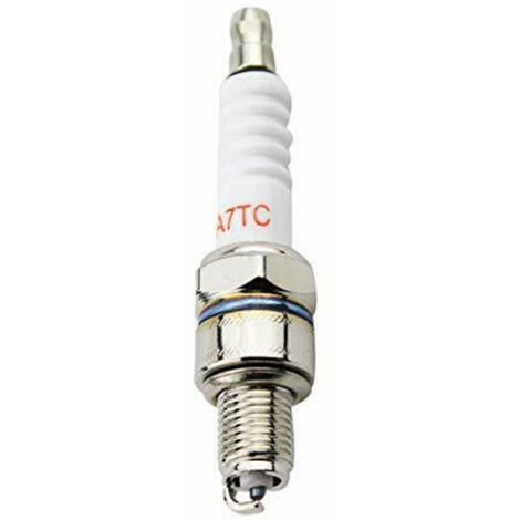 Lot de Bougies d'Allumage A7TC & D8TC - Compatibles Scooter/Moto 50cc, 70cc, 90cc, 110cc - Étincelle Haute Performance (1/3)