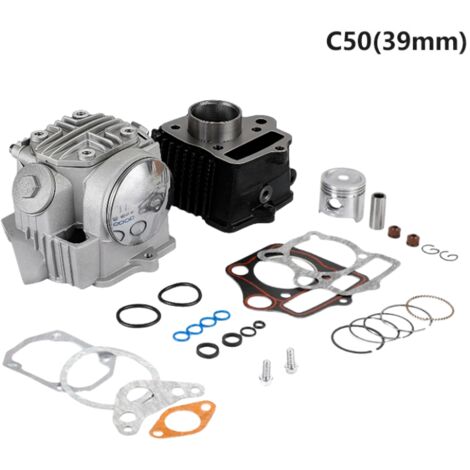 Kit Cylindre Complet 50cc pour Mini Moto Honda - Compatible Z50J, H50, XR50, CRF50 - Cylindre, Piston et Culasse