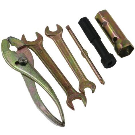 Kit d'Outils de Réparation Moto - Clé à Douille Manuelle pour Bougie d'Allumage - Trousse de Dépannage d'Urgence (1/5)