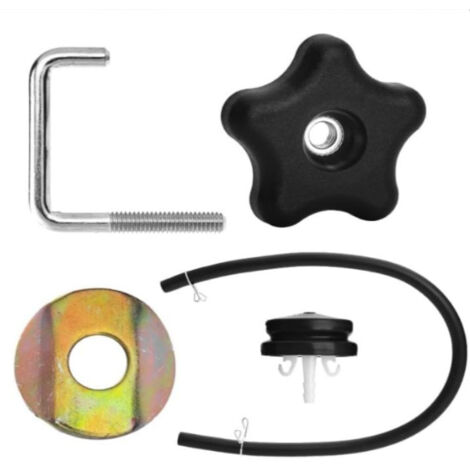 Kit de Poignée de Serrage pour Souffleuse à Neige - Joints et Boutons de Remplacement 114-3779 & 107-3844 - Compatible avec Power Clear 21"