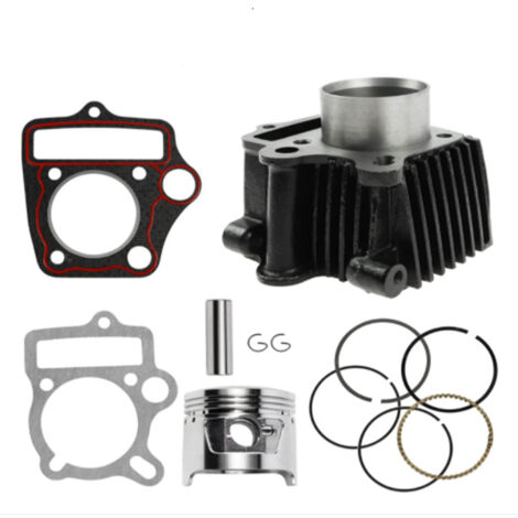 Kit Cylindre et Piston 47mm - Compatible Moteur Honda ATC70, CRF70, C70, TRX70, XR70, SL70 - Ensemble Complet de Réparation