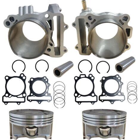 Kit Cylindre avec Piston 81mm pour Moto Suzuki - Compatible DL650, SV650, V-Strom650 - Pièce de Rechange Moteur 650cc