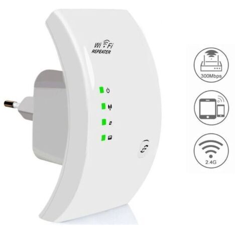 Autre accessoire de domotique,Répéteur WiFi, Amplificateur WiFi Puissant, WiFi Extender N300, WiFi Signal Booster, 1 Port Ethernet, Couvre jusqu'à 200㎡,Compatible avec Toutes Les Box Internet (1/5)