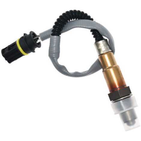 Capteur de rapport air-carburant Bosch Lambda et capteur d'oxygène arrière pour BMW Série 3, Série 5 et X3 : 11787544655, 0258006809, 16809  type chauffé en aval avec connecteur de faisceau de câbles