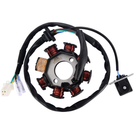 Bobine de Stator pour Moteur Hors-Bord Yamaha 20CV / 25CV – Références 6L2-85520-10, 6L2-85520-11 (1/5)