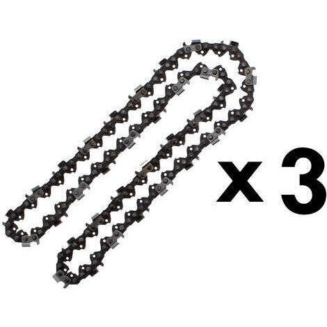 Juego de 3 cadenas de 66 eslabones para motosierra (1/2)
