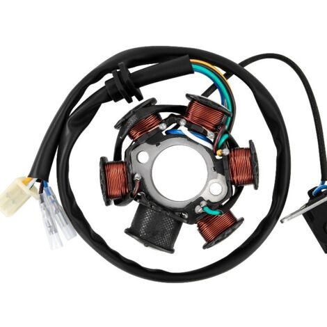 Bobine de Stator 6 Bobines 5 Fils pour Moteur GY6 125cc / 150cc – Allumage AC