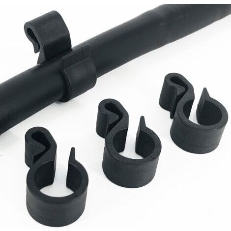 Ahlsen 100 Uds. Ganchos para colgar mangueras de goteo-diámetro 16mm-accesorio de manguera/riego por goteo/conector de manguera/manguera de goteo (1/5)