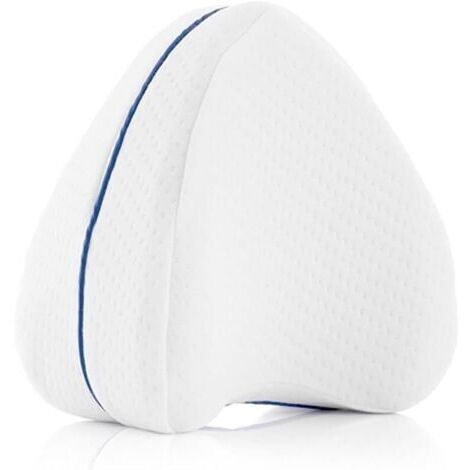 Almohada para dormir de lado, almohada para las rodillas, de rebote lento, almohada de espuma viscoelástica para las piernas, alivia el dolor lumbar, apta para mujeres embarazadas y personas que duerm (1/5)