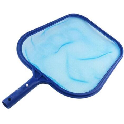 Suministros para la limpieza de piscinas/Rastrillo profesional para hojas de piscina de alta resistencia, red de malla fina/Red separadora de hojas para piscina (azul) (1/5)