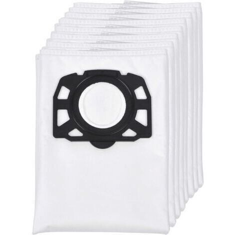 Paquete de 8 bolsas de filtro de repuesto no tejidas para aspiradoras en seco y húmedo Kärcher WD4 WD5/Premium/MV4/MK5/MV6 (1/5)