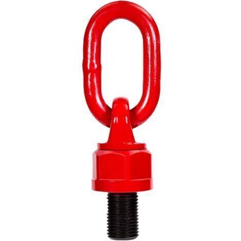 Ahlsen Anillo de elevación universal - M12 × 18 mm 1T Herramienta de anillo de ojo de elevación Perno de ojo de acero de aleación Rotación de 360 grados Tornillo de anillo de elevación Tornillo de per (1/5)