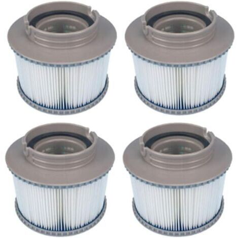 Filtros de repuesto para MSpa FD2089 – cartucho filtrante para bomba de piscinas, jacuzzis y spas – 4 unidades (1/5)