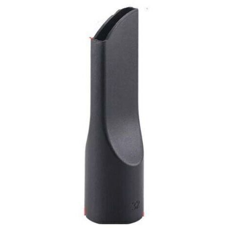 Accesorios para aspiradoras de líquidos y sólidos, calibre 32, negro, boquilla plana corta (1/2)