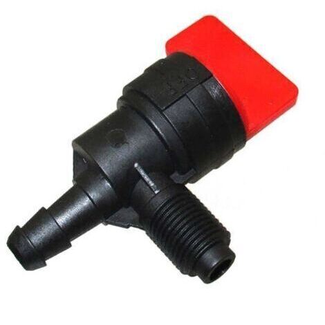 Válvula de cierre de combustible de repuesto 399517, 396224 o 698182 para tractor de jardín Briggs & Stratton, línea de combustible de 1/4" de diámetro interior, sin filtro (1/5)
