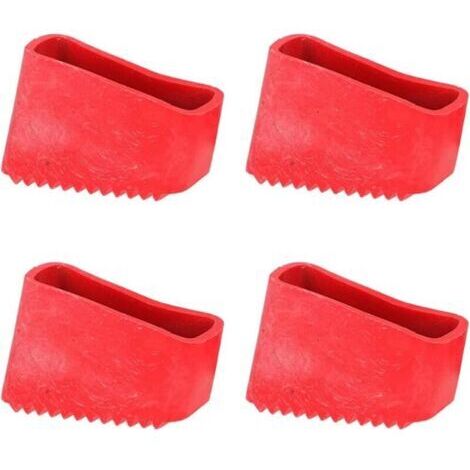 Debuns – Lot de 4 couvre-pieds d'échelle en caoutchouc – Antidérapants pour escaliers – Protection durable et réduction du bruit (1/5)