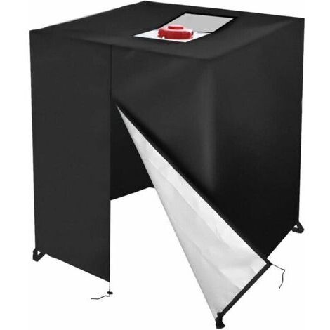 Debuns – Couvercle de réservoir d'eau IBC 1000L – Housse de protection UV imperméable – Découpe perforée pour accès facile – Anti-algues