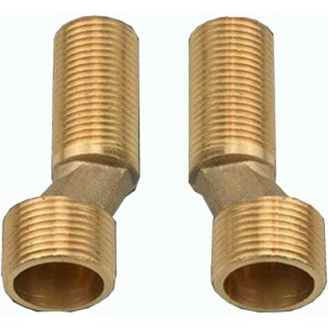 Debuns – Robinet de baignoire-douche réglable en laiton – Raccord G1/2 à G3/4 – Espacement ajustable 134-166 mm – Résistant à la corrosion