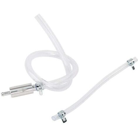 Kit de purga de frenos de motocicleta, jeringa de aluminio y PVC, manguera de purga de frenos de motocicleta, bomba de aceite, válvula de retención de 45 cm, kit de purga de freno y embrague para moto (1/5)