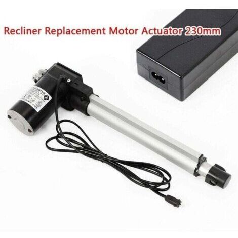 Actuador reclinable eléctrico de 24 V, kit de repuesto de 230 mm, actuador de motor de CC para sofá reclinable eléctrico de 600 kg TRIMEC (1/5)