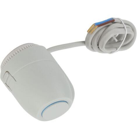 Válvula termostática para suelo radiante cerrada con colector de actuador eléctrico, adecuada para sistema de calefacción de 230 V (1/5)