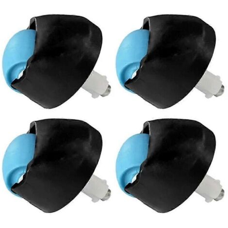 Lot de 4 roues universelles pour accessoires de balayeuse (1/4)