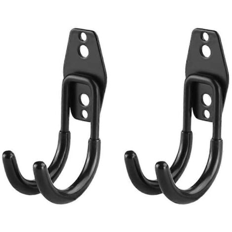 Lot de 2 crochets robustes pour charges lourdes, jolis crochets de suspension, crochets muraux pratiques pour garage