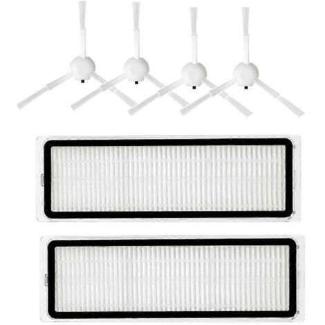 Kits d'accessoires pour balais à brosse latérale avec filtre, compatibles avec les balais Bot L10s Ultra. (1/5)