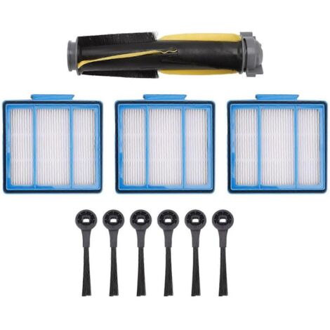Kit de nettoyage pour aspirateur Shark IQ RV101 : boîtier en ABS, filtre à air haute efficacité pour particules et 6 brosses latérales. (1/5)