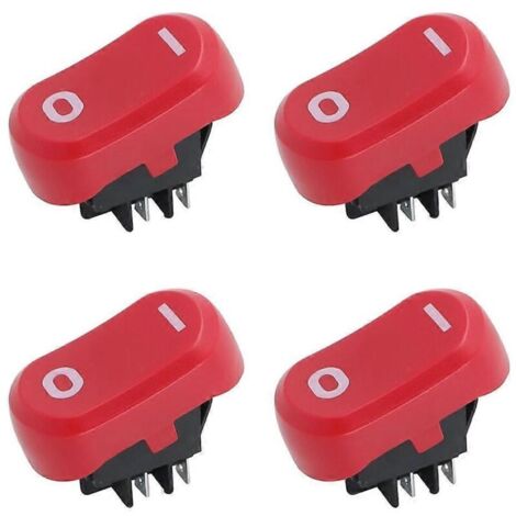 Lot de 4 interrupteurs de rechange pour aspirateur : interrupteur d'alimentation du moteur et accessoires pour aspirateur. (1/5)