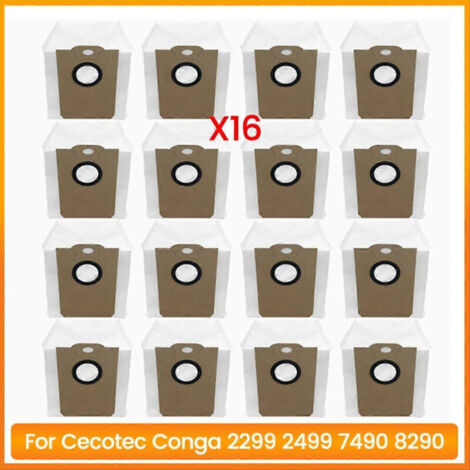 Ensemble de 16 sacs à poussière pour aspirateur Cecotec Conga 2299, 2499, 7490 et 8290 - Accessoires pour aspirateur R (1/5)