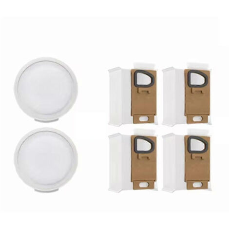 Kit de 6 sacs à poussière et filtres pour aspirateur balai sans fil Roborock H7 : pièces détachées (filtres avant et arrière). (1/5)