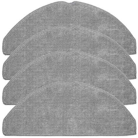 Lot de 4 lingettes de rechange pour aspirateur robot Eufy L60, lingettes en microfibre lavables. (1/5)