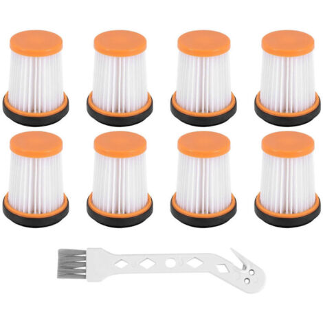 Lot de 8 filtres de rechange en tissu pour aspirateur sans fil portable Shark ION W1 S87 WV200, WV201 (1/5)