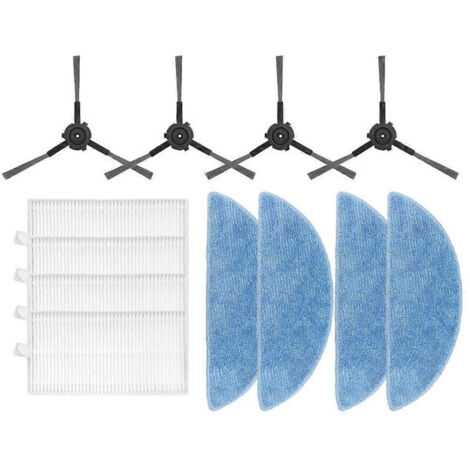 Accessoires pour aspirateur robot Ecovacs Y1 Pro/Y1 Pro Plus : filtre HEPA pour la serpillière, brosse principale, pièces de rechange (1/5)