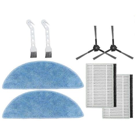 Accessoires pour aspirateur robot Ecovacs Yeedi Y1 Plus : brosse latérale, filtre, filtre HEPA, chiffon de rechange, brosse. (1/5)