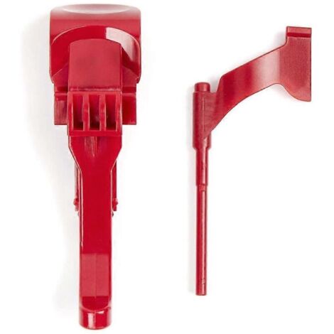 Pièces détachées pour aspirateur Cyclone DC41, DC43, DC55 et DC65 : bouton de déverrouillage du réservoir, clip rouge et boucle de verrouillage. (1/5)