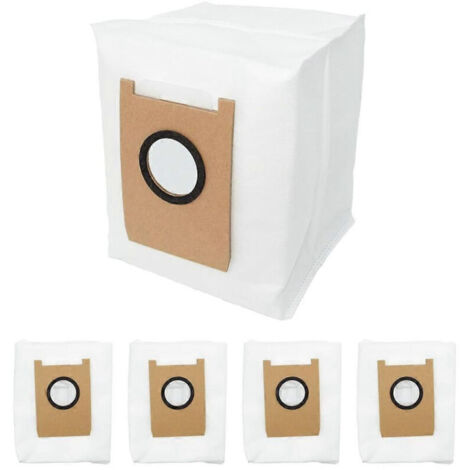 Lot de 5 sacs à poussière de rechange pour aspirateur robot Eufy 3-en-1 E20, kit d'accessoires de rechange pour aspirateur. (1/5)