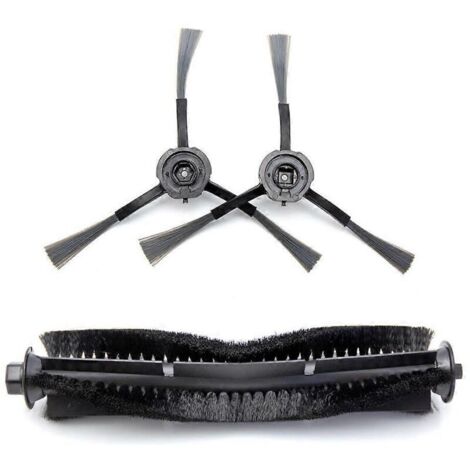 Accessoires pour robot aspirateur IHRV6-BLK/Ultenic T10 : brosse latérale et balai central. Usage domestique. (1/5)