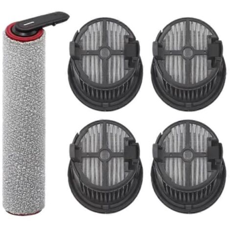 Kit de brosse rotative et filtre HEPA pour aspirateur eau et poussière Dreame Mova X4 Pro - Pièces détachées pour brosse principale et filtre d'aspirateur (1/5)